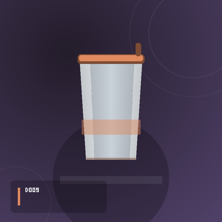 吸管汽车杯 D009